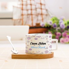 Hediyelen Canım Babam Ful Baskı Stantlı Fincan