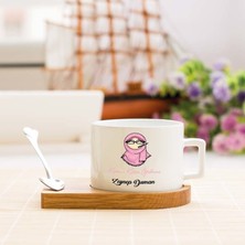 Hediyelen Kuran-I Kerim Öğretmenine Hediye Stantlı Fincan