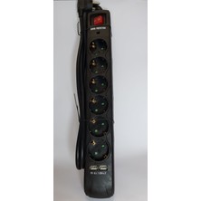 Vıoleda Tvl 6010 6Lı Grup Priz Akım Korumalı Usbli