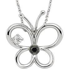 Harem Altın 18 Ayar Altın Pırlanta Kelebek Kolye K48558-2