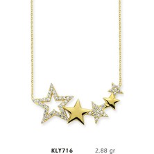 Harem Altın 14 Ayar Altın Yıldız Kolye Kly716