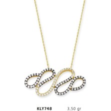 Harem Altın 14 Ayar Altın Sonsuzluk Kolye Kly748