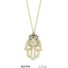 Harem Altın 14 Ayar Altın Fatma Eli Kolye Kly794