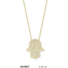 Harem Altın 14 Ayar Altın Fatma Eli Kolye Kly807