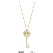 Harem Altın 14 Ayar Altın Anahtar Kolye Kly867