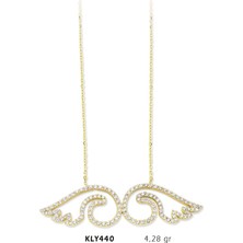 Harem Altın 14 Ayar Altın Melek Kanadı Kolye Kly440