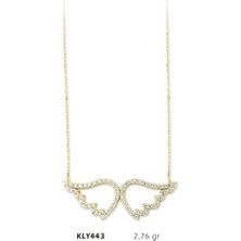 Harem Altın 14 Ayar Altın Kelebek Kolye Kly443