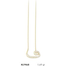 Harem Altın 14 Ayar Altın Vav Kolye Kly468