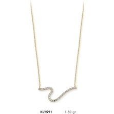 Harem Altın 14 Ayar Altın Fantezi Kolye Kly591