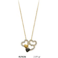 Harem Altın 14 Ayar Altın Kalp Kolye Kly636