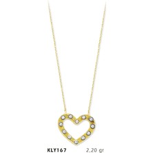 Harem Altın 14 Ayar Altın Kalp Kolye Kly167