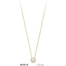 Harem Altın 14 Ayar Altın Top Kolye Kly514