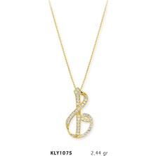 Harem Altın 14 Ayar Altın Vav Elif Kolye Kly1075