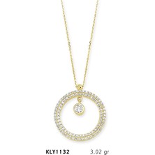 Harem Altın 14 Ayar Altın Tektaş Çember Kolye Kly1132