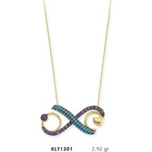 Harem Altın 14 Ayar Altın Mavi Sonsuzluk Kly1301