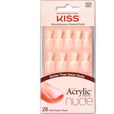 Kiss Acrylic Nude French Takma Tırnak