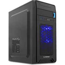 * Rampage Castrum 350W Siyah 2*USB3.0+2*USB 12cm Mavi LED Fan Oyuncu Kasası