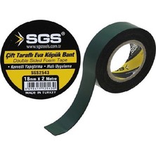 Sgs 2543 Çift Taraflı Eva Köpük Bant 18Mm*2Mt