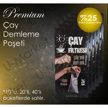 Premium Çay Demleme Poşeti (Çay Filtresi) 20'Li Paket (520 Poşet)