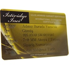 İstiridye İnci  Akoya İncili Citrine Lalezar Kolye Seti 6-7,5 Mm