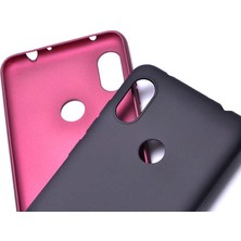 Case 4U Xiaomi Redmi Note 6 Pro Kılıf Klasik Mat Renkli Yumuşak Premier Silikon Lacivert