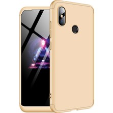 Microsonic Xiaomi Redmi Note 6 Pro Kılıf Double Dip 360 Protective