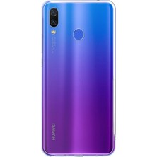 Microsonic Huawei Y9 2019 Kılıf Transparent Soft Beyaz