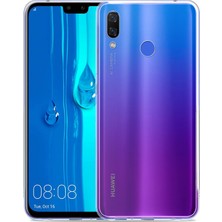 Microsonic Huawei Y9 2019 Kılıf Transparent Soft Beyaz