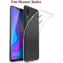 Microsonic Huawei Y9 2019 Kılıf Transparent Soft Beyaz