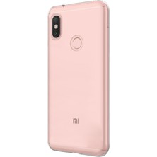 Microsonic Xiaomi Redmi Note 6 Pro Kılıf Transparent Soft Beyaz