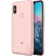 Microsonic Xiaomi Redmi Note 6 Pro Kılıf Transparent Soft Beyaz