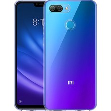 Microsonic Xiaomi Mi 8 Lite Kılıf Transparent Soft Beyaz