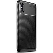 Gpack Xiaomi Mi Max 3 Kılıf Negro Karbon Dizayn Silikon Siyah