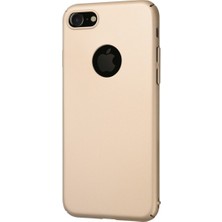 Arabulalaca Apple iPhone 7 Slim Fit Kılıf (Mat Kadife Dokulu Fit Rubber) + 9H Cam