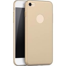 Arabulalaca Apple iPhone 7 Slim Fit Kılıf (Mat Kadife Dokulu Fit Rubber) + 9H Cam