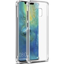 Gpack Huawei Mate 20 Pro Kılıf Antishock Ultra Koruma Sert Kapak Şeffaf