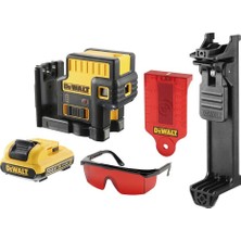 Dewalt Dce085D1R 10,8Volt/2,0 Ah Li-Ion 5 Işınlı Otomatik Hizalamalı Nokta Kırmızı Lazer Distomat