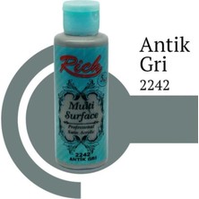 Rich Multi Surface 2242 Antik Gri Akrilik Boya 130 Cc