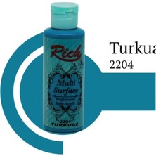 Rich Multi Surface 2204 Turkuaz Akrilik Boya 130 Cc