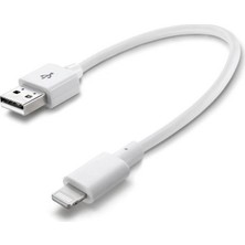 Cellularline Lightning 15 cm Data Kablosu - Beyaz
