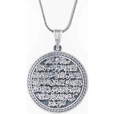 Takıhan  Ayetel Kursi Erkek Gümüş Kolye