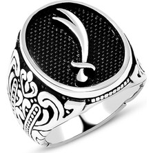 Takıhan  925 Ayar Gümüş Zülfikar Kılıcı Yüzüğü