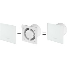 Bosch Banyo Aspiratörü / Fanı   1700 Serisi Mat Beyaz 125 mm çap
