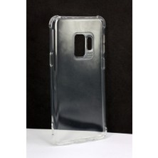 Case 4U Samsung Galaxy S9 Uyumlu Kılıf Köşe Korumalı Darbe Emici Anti Shock Arka Kapak Şeffaf