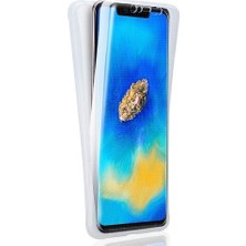 Case 4U Huawei Mate 20 Pro Kılıf Ön Arka Şeffaf Silikon Koruma