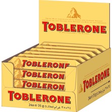 Toblerone Sütlü Çikolata 35 gr 24'lü paket