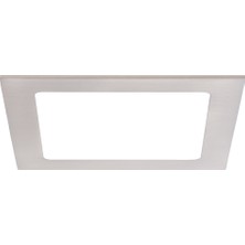 LAMPTIME Sıva Altı Slim Led Downlight 16W Kare Beyaz Gövde 6500K Beyaz Işık