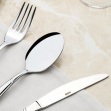 Nehir Lizbon Sade 30 Parça Karton Kutulu Çatal Kaşık Takımı 18-10 304 Bıçaksız
