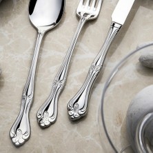 Nehir Lalezar Sade 60 Parça Karton Kutulu Çatal Kaşık Takımı 18-10 304  BIÇAKSIZ