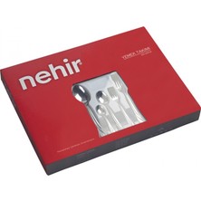 Nehir Lalezar Sade 60 Parça Karton Kutulu Çatal Kaşık Takımı 18-10 304  BIÇAKSIZ
